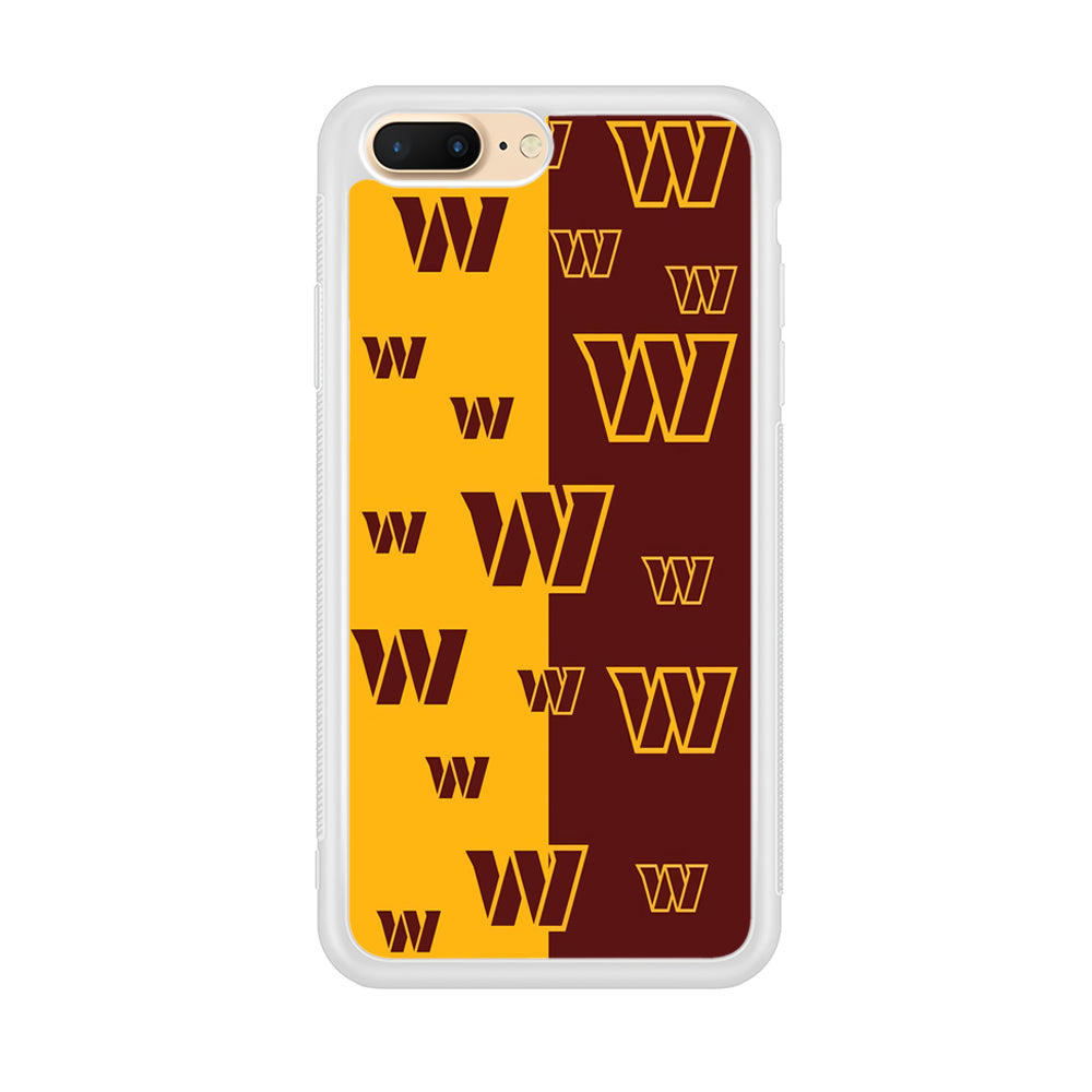 Washington Commanders Two Side Colours iPhone 8 Plus Case