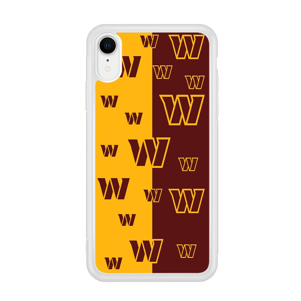 Washington Commanders Two Side Colours iPhone XR Case