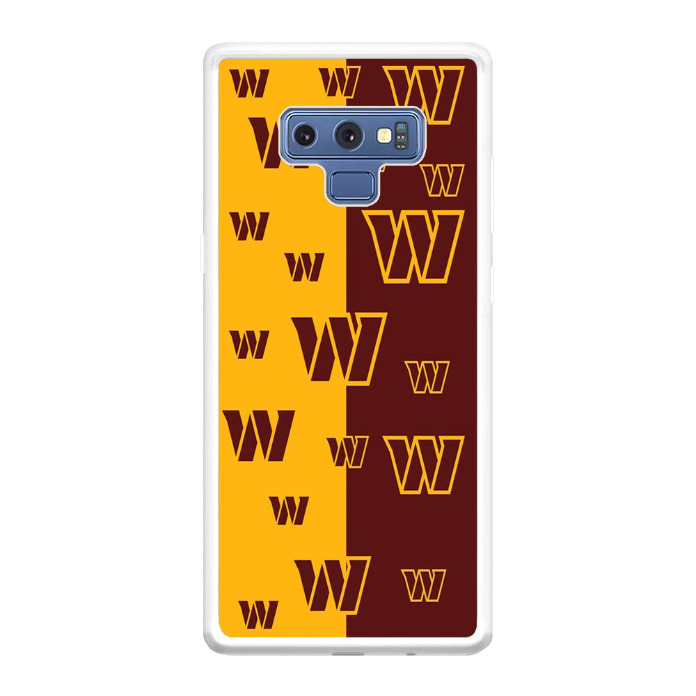 Washington Commanders Two Side Colours Samsung Galaxy Note 9 Case