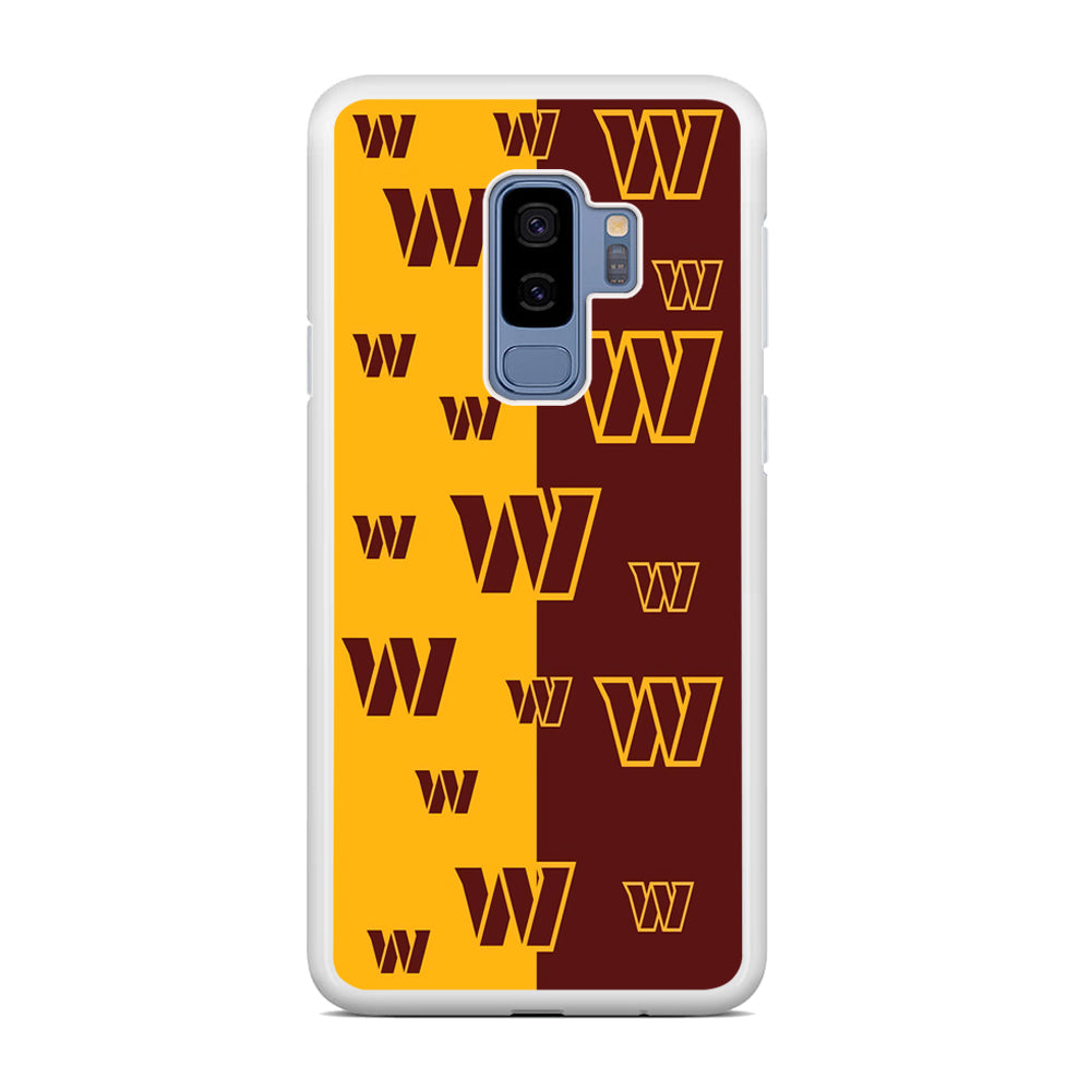 Washington Commanders Two Side Colours Samsung Galaxy S9 Plus Case