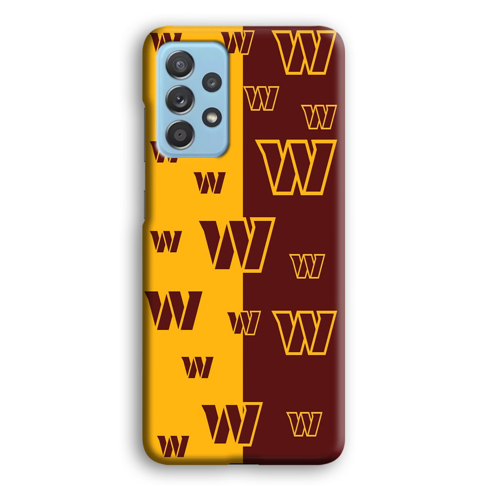 Washington Commanders Two Side Colours Samsung Galaxy A72 Case