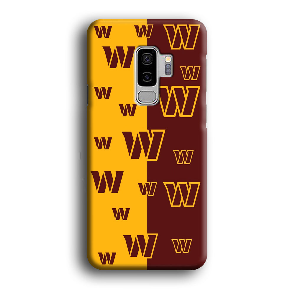 Washington Commanders Two Side Colours Samsung Galaxy S9 Plus Case