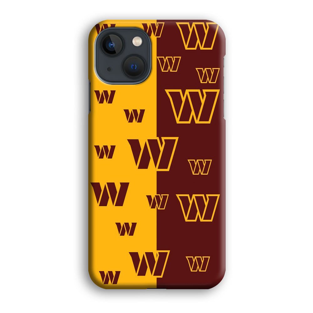 Washington Commanders Two Side Colours iPhone 13 Case