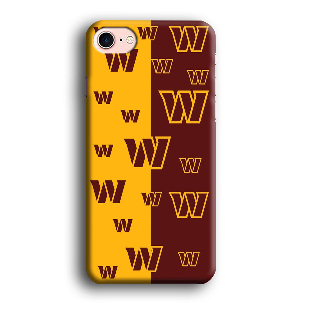 Washington Commanders Two Side Colours iPhone 8 Case