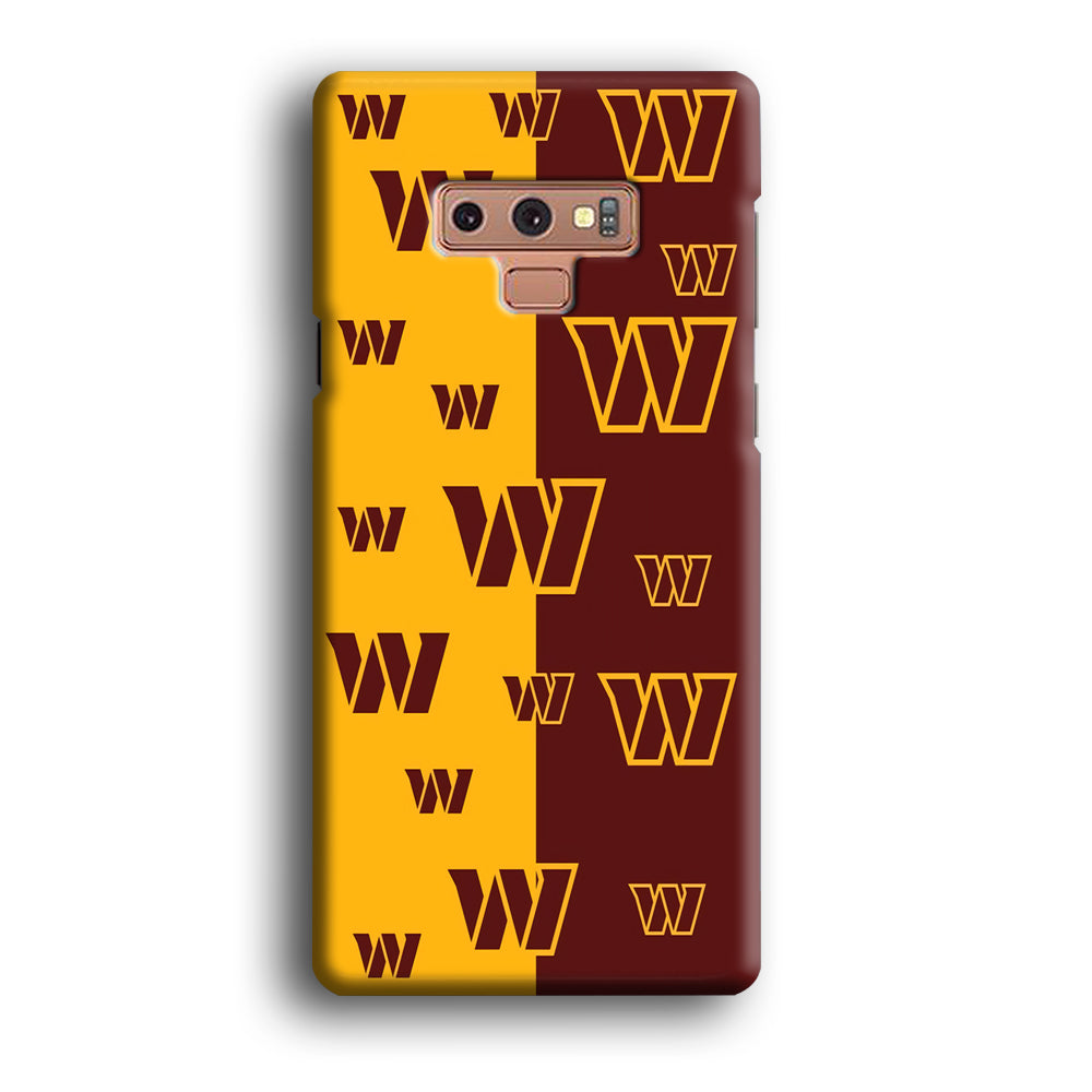 Washington Commanders Two Side Colours Samsung Galaxy Note 9 Case