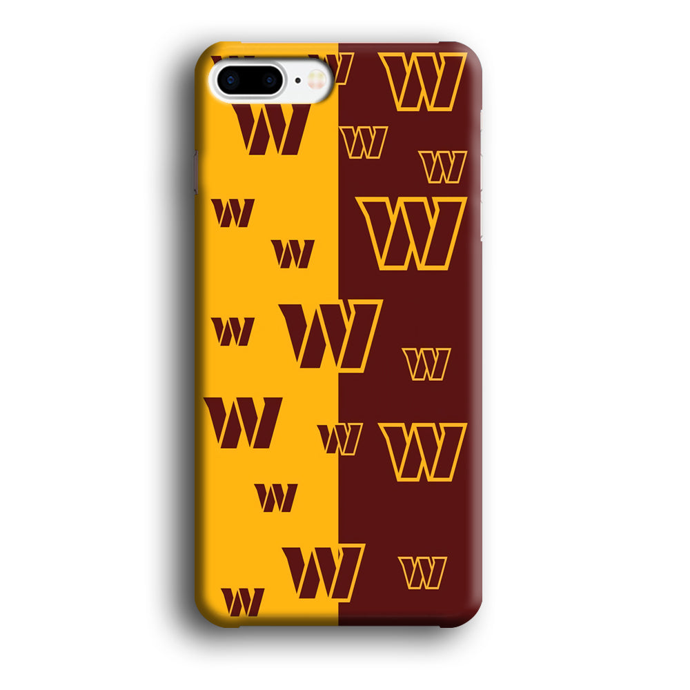 Washington Commanders Two Side Colours iPhone 8 Plus Case