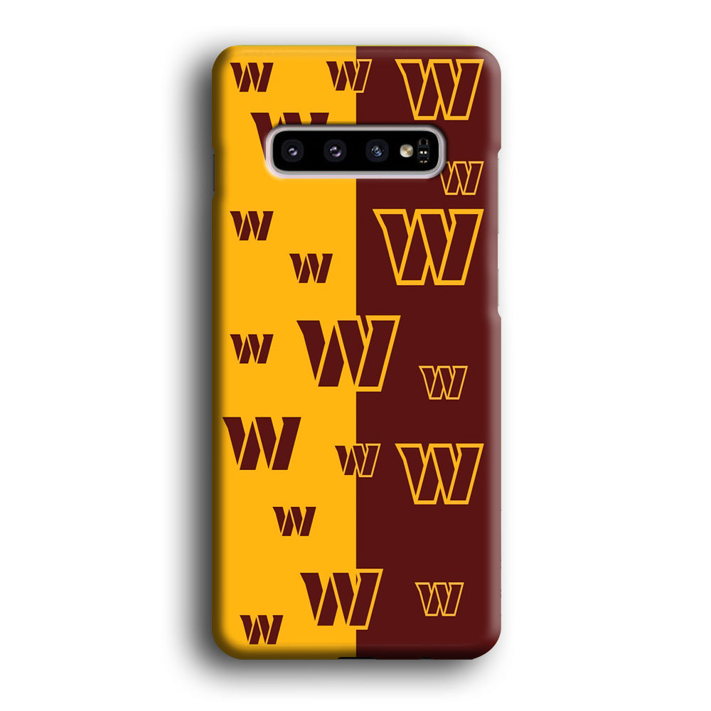 Washington Commanders Two Side Colours Samsung Galaxy S10 Case