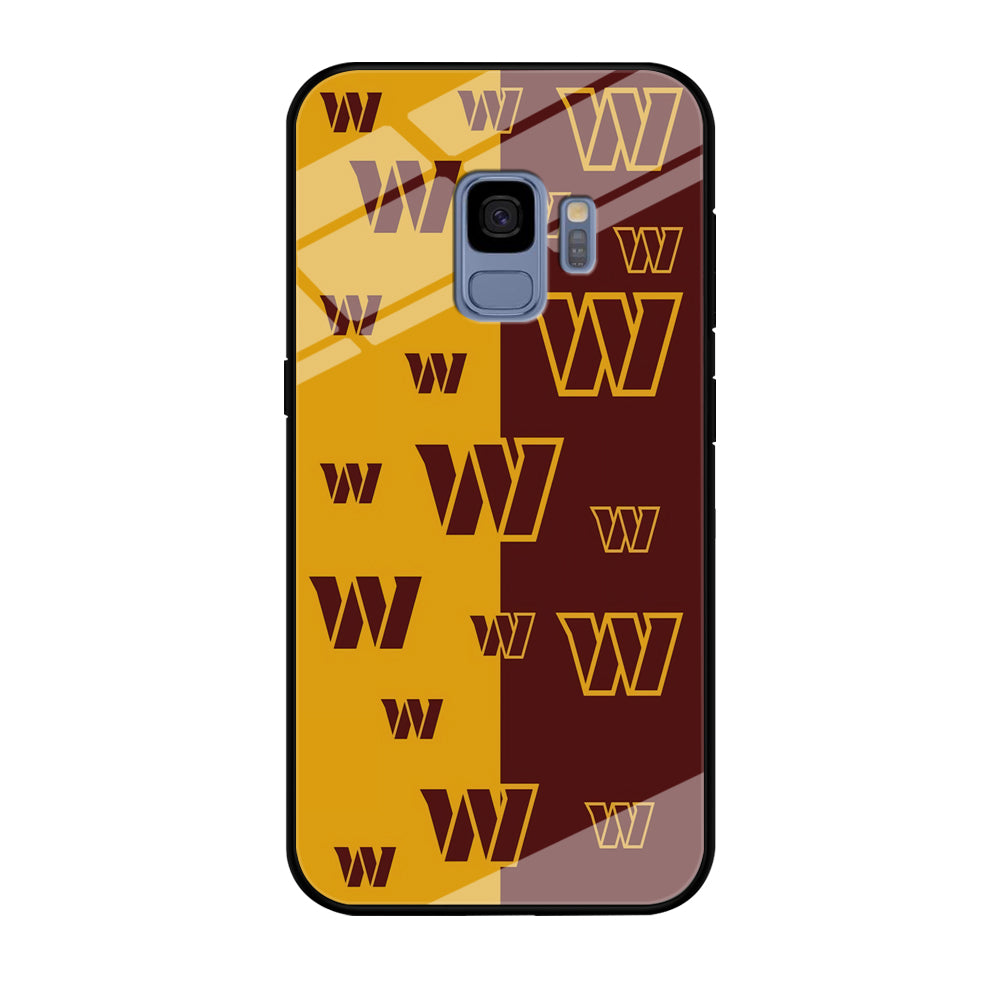 Washington Commanders Two Side Colours Samsung Galaxy S9 Case