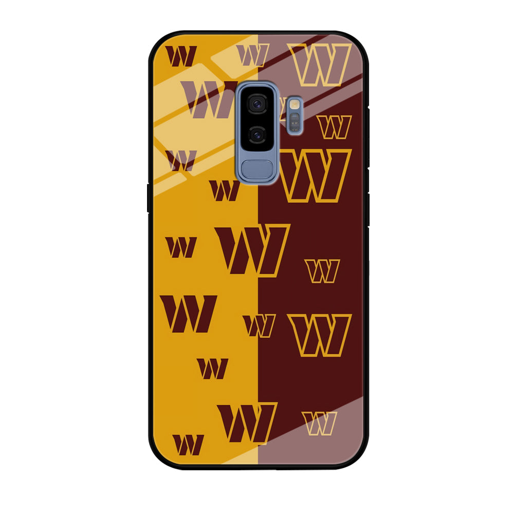 Washington Commanders Two Side Colours Samsung Galaxy S9 Plus Case