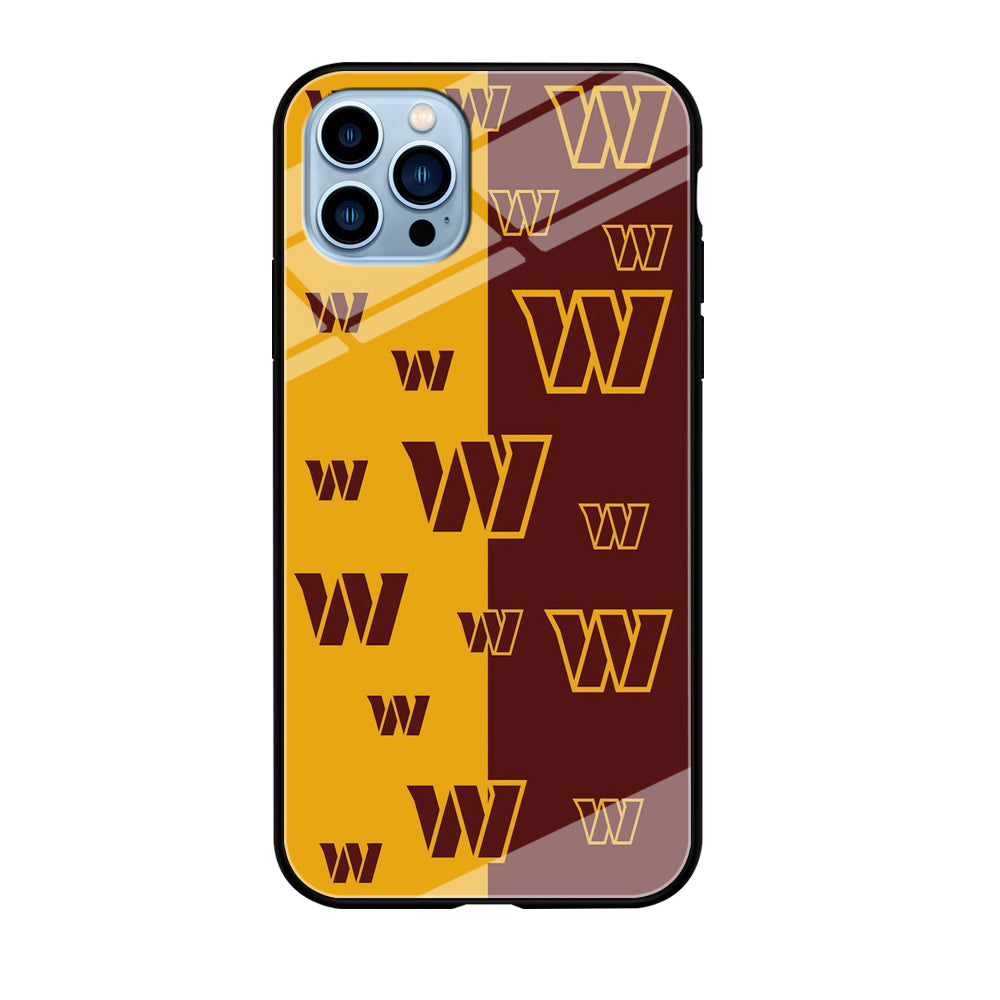 Washington Commanders Two Side Colours iPhone 12 Pro Case