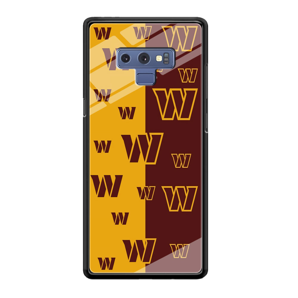 Washington Commanders Two Side Colours Samsung Galaxy Note 9 Case