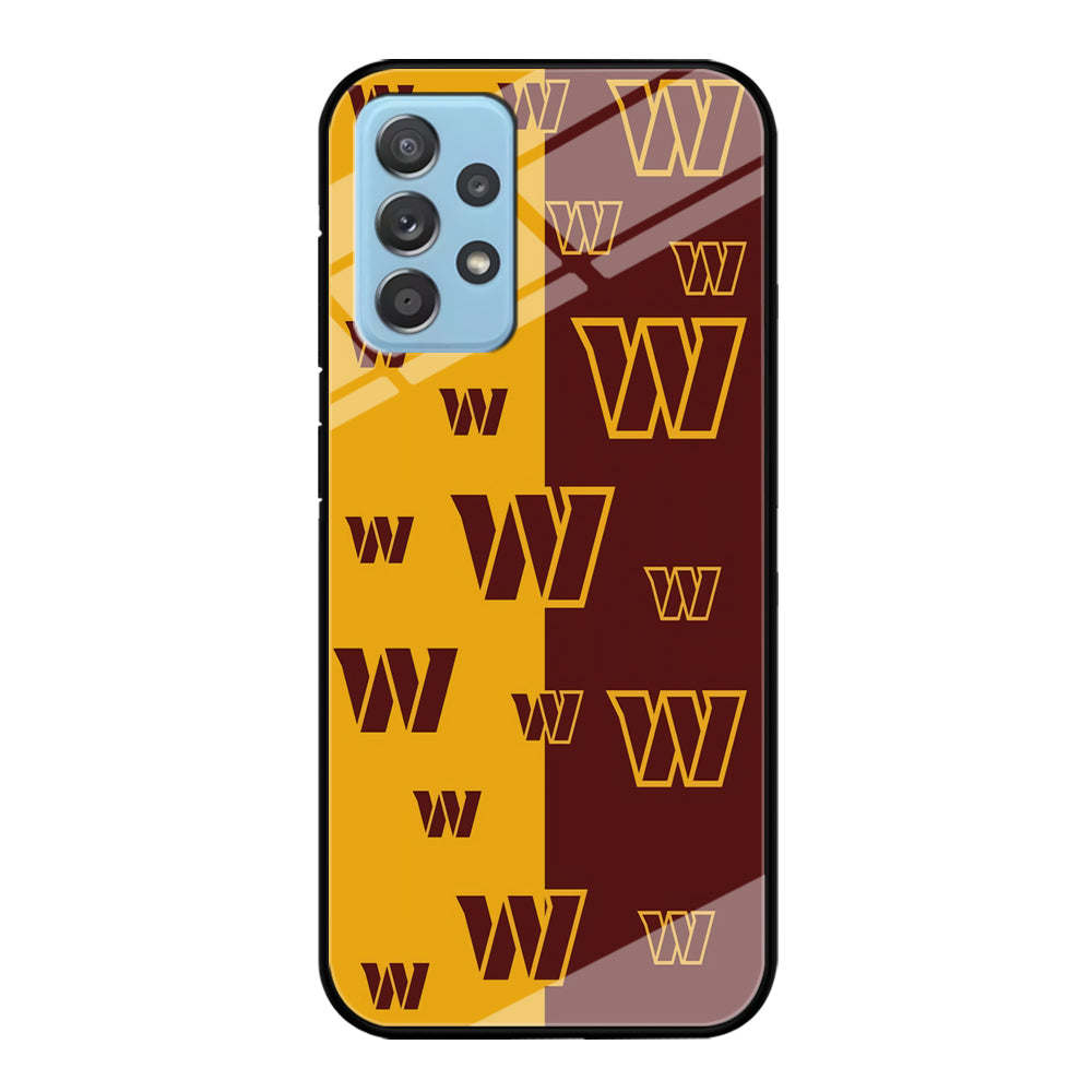 Washington Commanders Two Side Colours Samsung Galaxy A72 Case