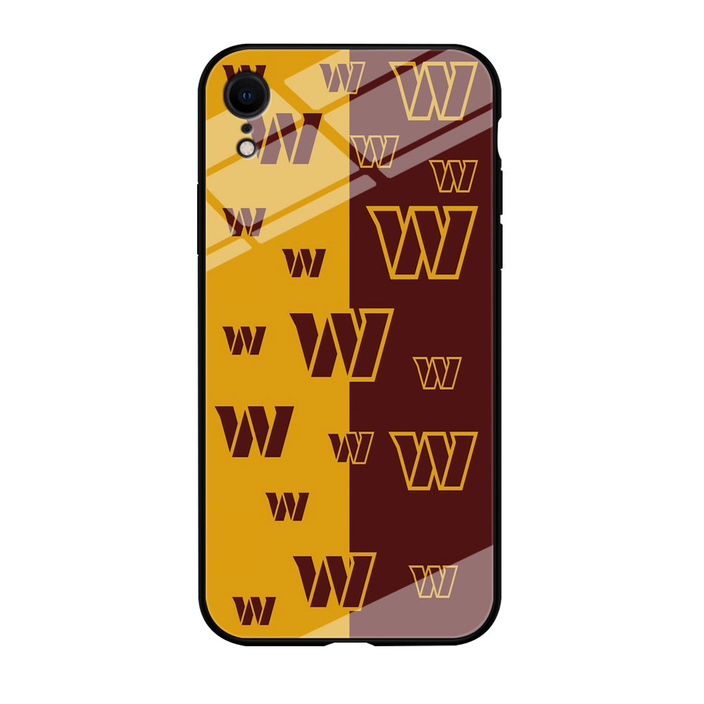 Washington Commanders Two Side Colours iPhone XR Case