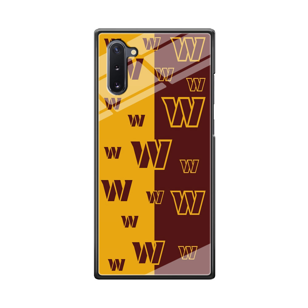 Washington Commanders Two Side Colours Samsung Galaxy Note 10 Case