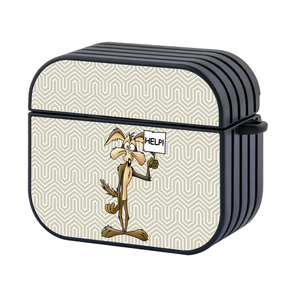 Wile E Coyote Road Runner Hard Plastic Case Cover For Apple Airpods 3
