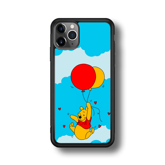 Winnie The Pooh Fly With The Balloons iPhone 11 Pro Max Case