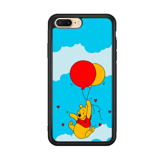 Winnie The Pooh Fly With The Balloons iPhone 7 Plus Case
