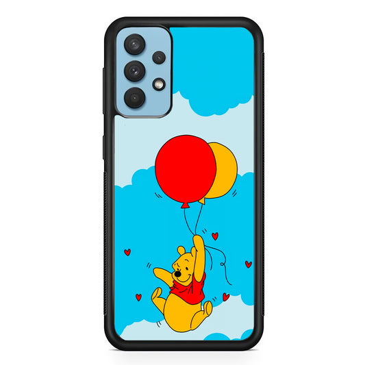 Winnie The Pooh Fly With The Balloons Samsung Galaxy A32 Case