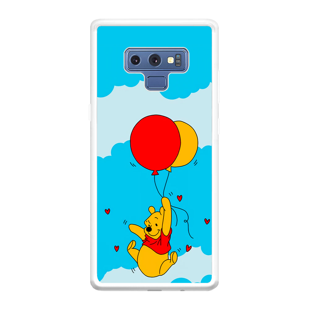 Winnie The Pooh Fly With The Balloons Samsung Galaxy Note 9 Case