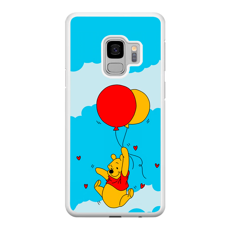 Winnie The Pooh Fly With The Balloons Samsung Galaxy S9 Case