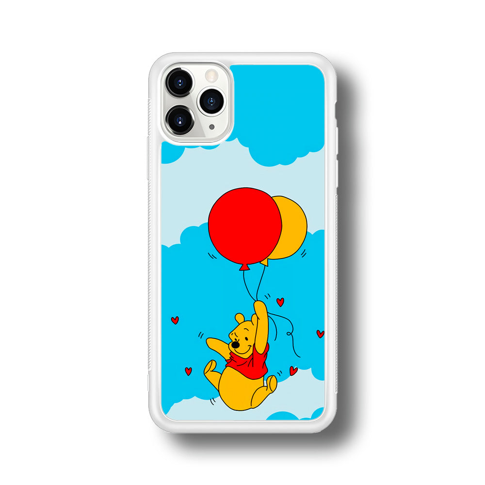 Winnie The Pooh Fly With The Balloons iPhone 11 Pro Max Case