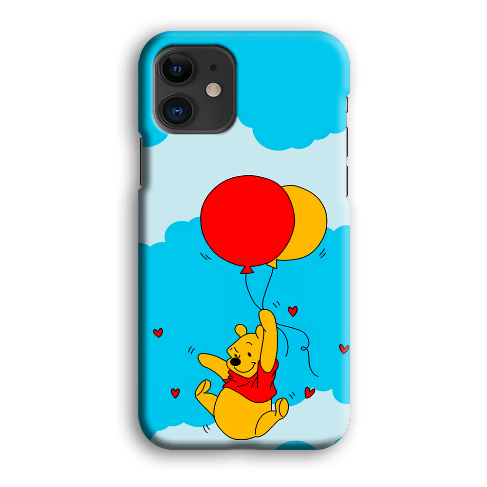 Winnie The Pooh Fly With The Balloons iPhone 12 Case