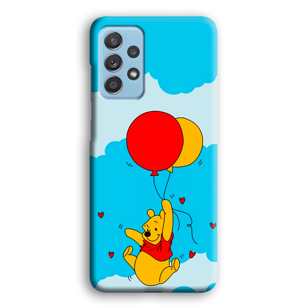Winnie The Pooh Fly With The Balloons Samsung Galaxy A52 Case