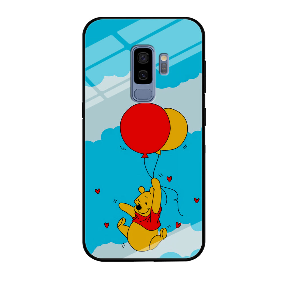 Winnie The Pooh Fly With The Balloons Samsung Galaxy S9 Plus Case