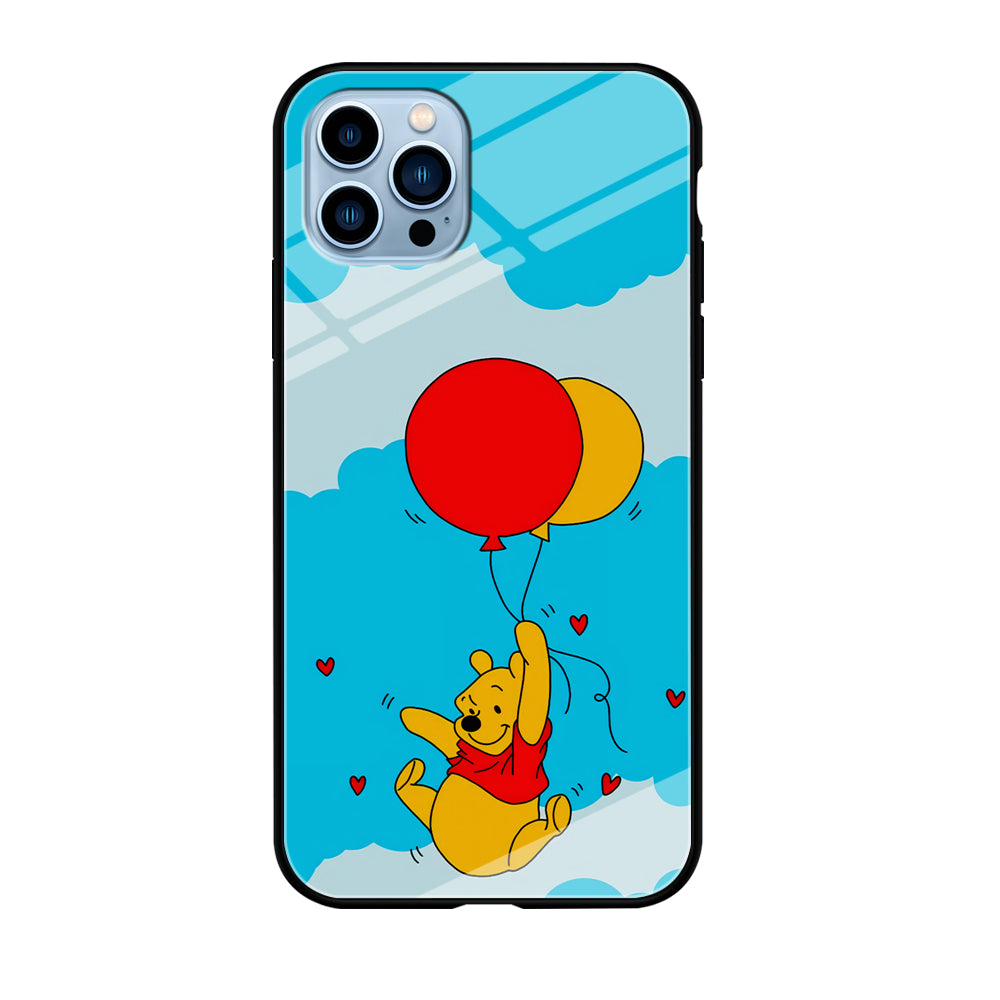 Winnie The Pooh Fly With The Balloons iPhone 12 Pro Case