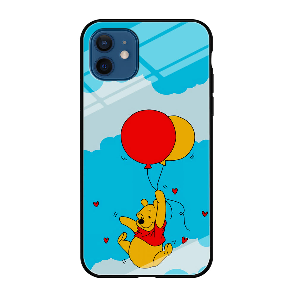 Winnie The Pooh Fly With The Balloons iPhone 12 Case