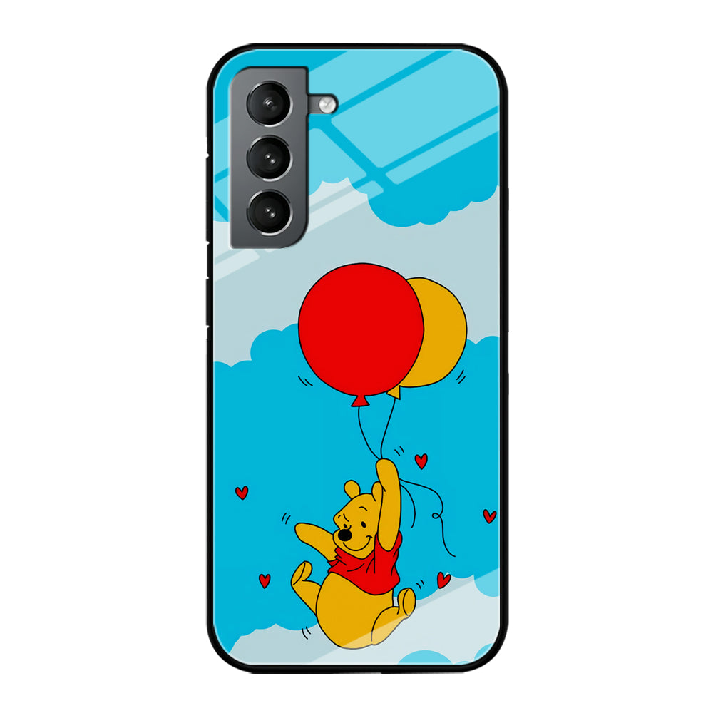 Winnie The Pooh Fly With The Balloons Samsung Galaxy S21 Case