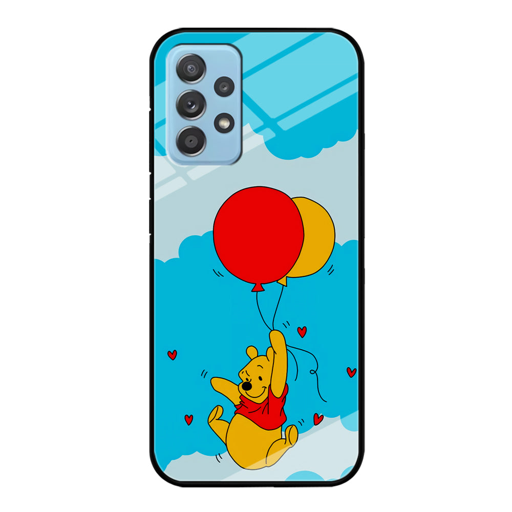 Winnie The Pooh Fly With The Balloons Samsung Galaxy A72 Case