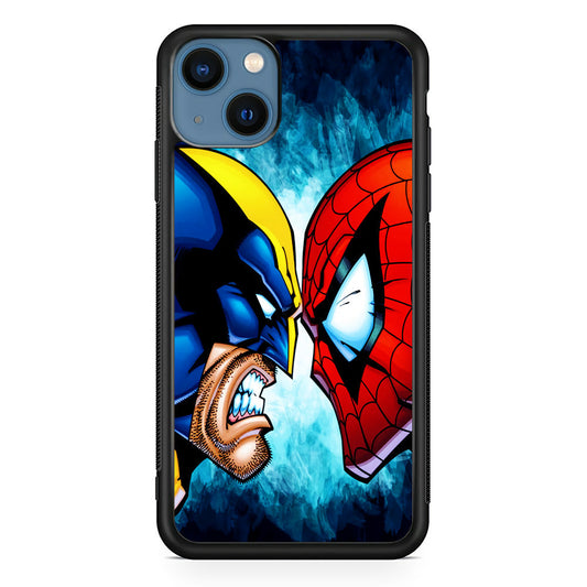Wolverine X Spiderman iPhone 15 Case