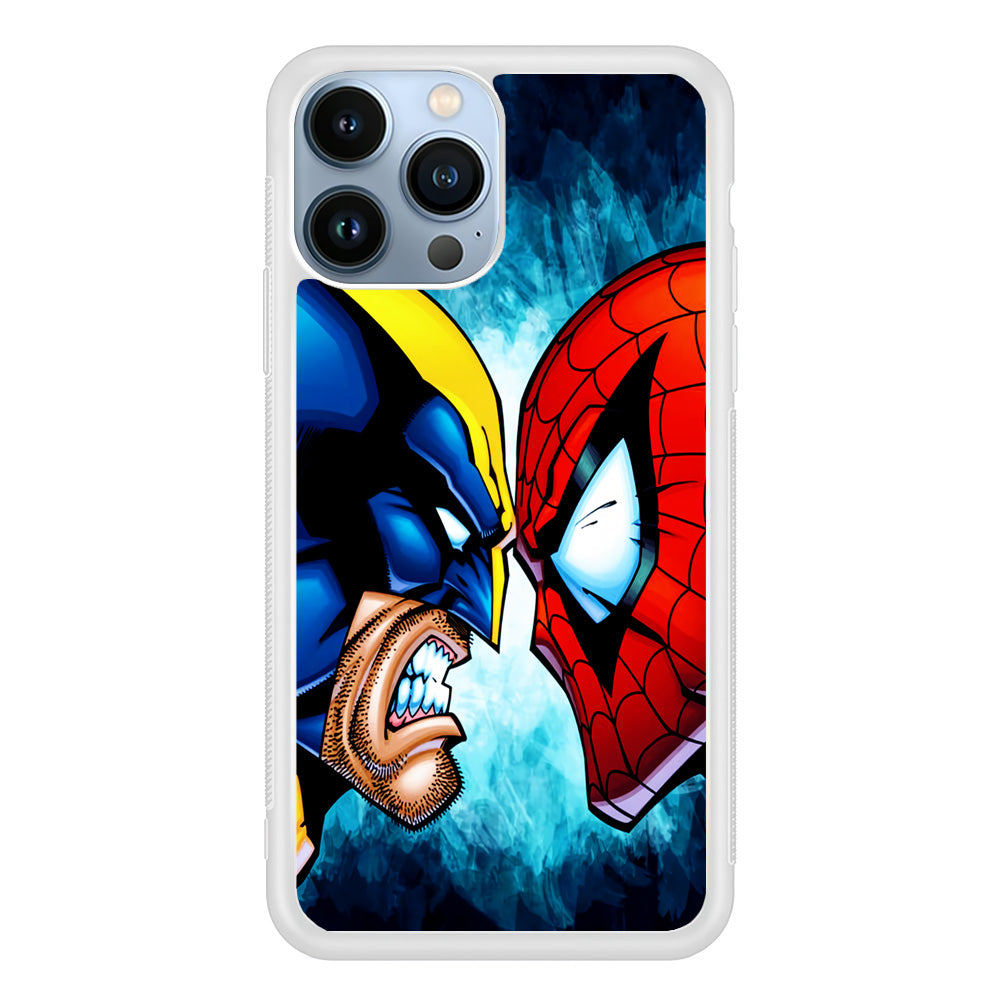 Wolverine X Spiderman iPhone 14 Pro Case
