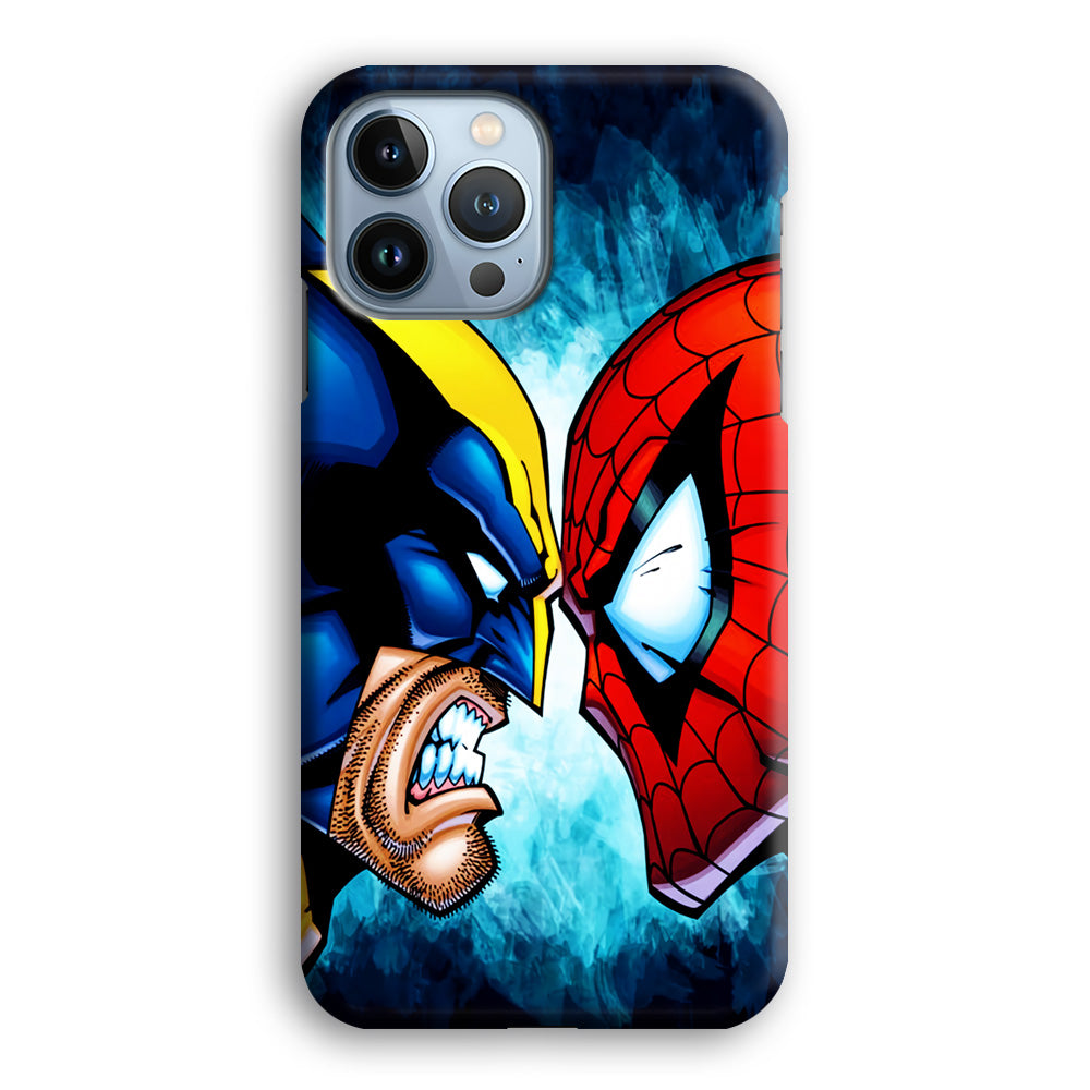 Wolverine X Spiderman iPhone 14 Pro Case