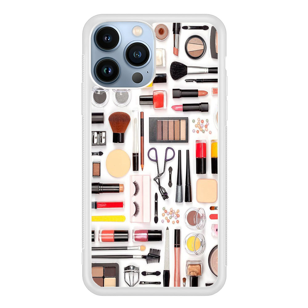Woman Make Up Full Set iPhone 14 Pro Case
