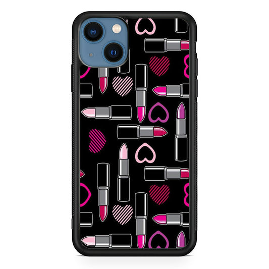 Woman Make Up Lipstick Love iPhone 15 Plus Case