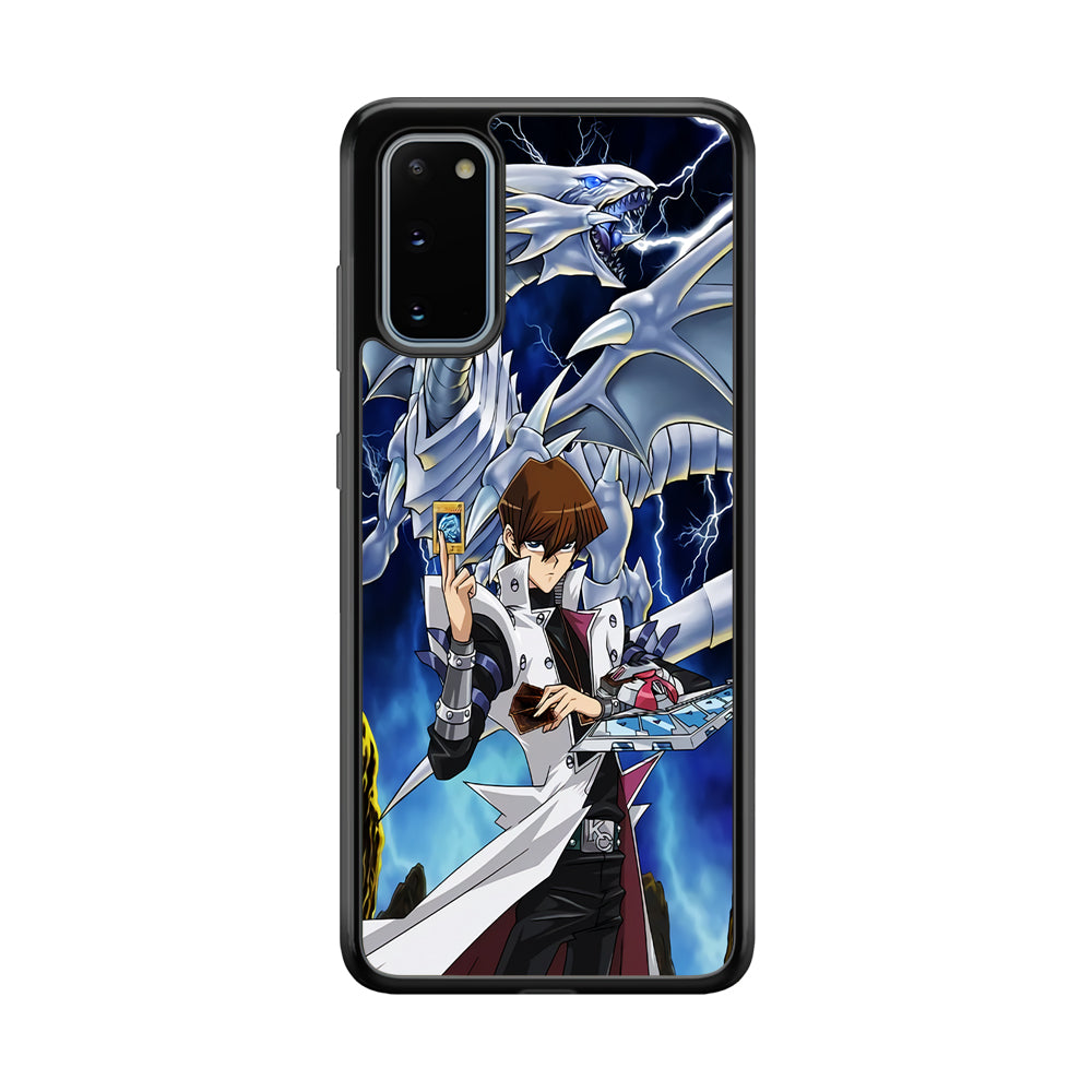 Yu Gi Oh Seto kaiba With Blue Eyes White Dragon Samsung Galaxy S20 Case