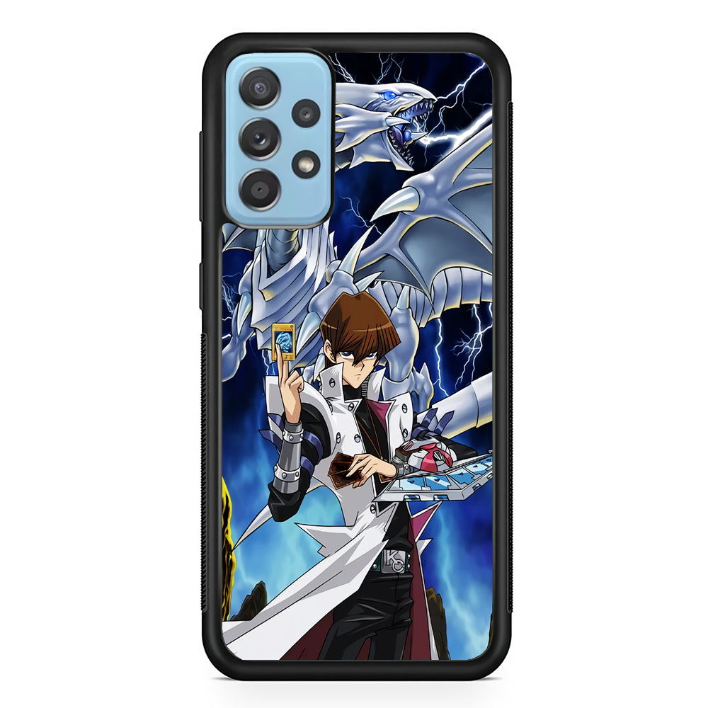 Yu Gi Oh Seto kaiba With Blue Eyes White Dragon Samsung Galaxy A52 Case