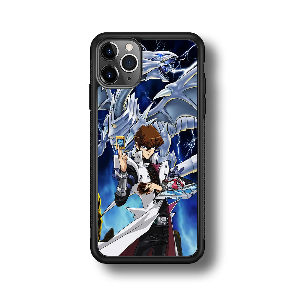 Yu Gi Oh Seto kaiba With Blue Eyes White Dragon iPhone 11 Pro Max Case