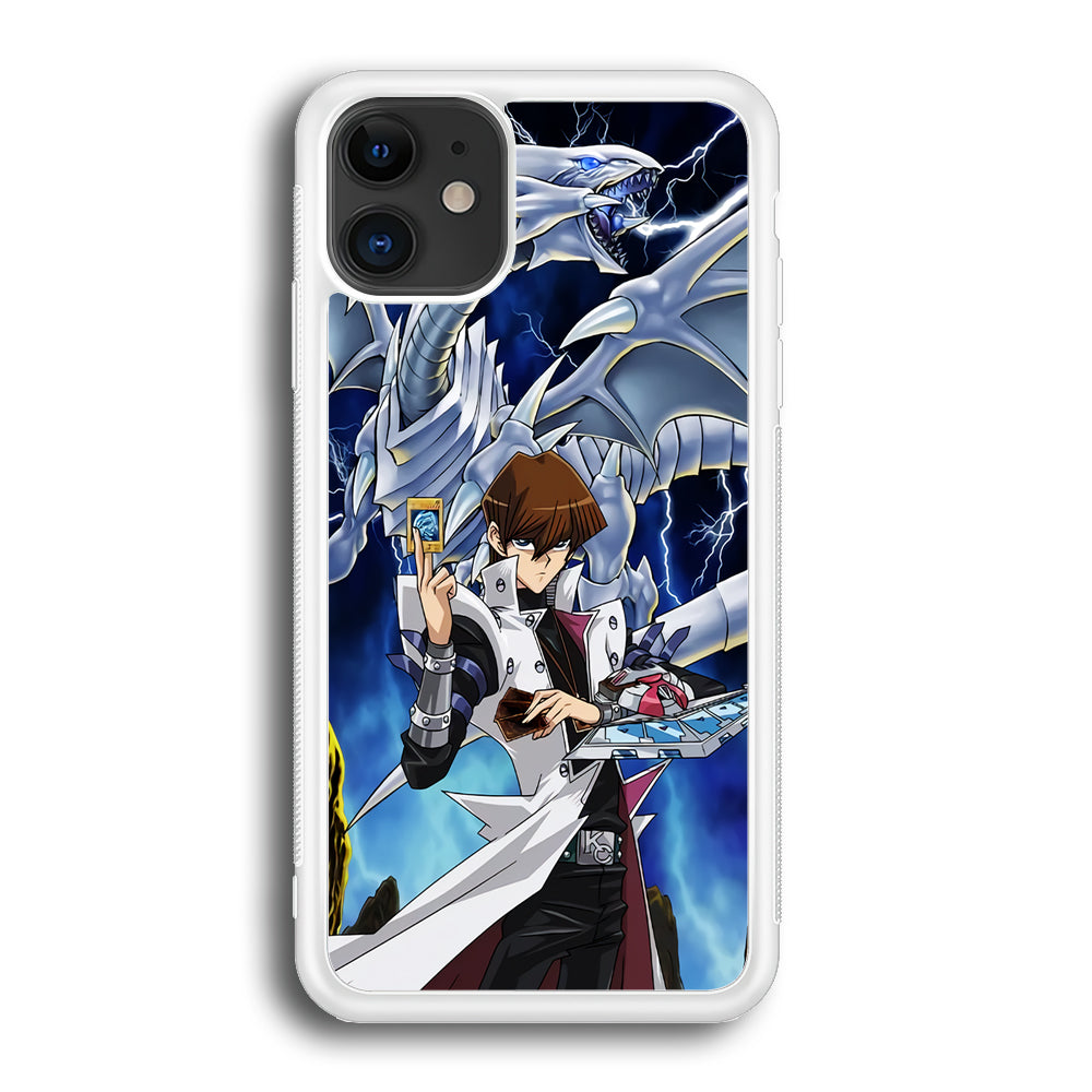Yu Gi Oh Seto kaiba With Blue Eyes White Dragon iPhone 12 Case