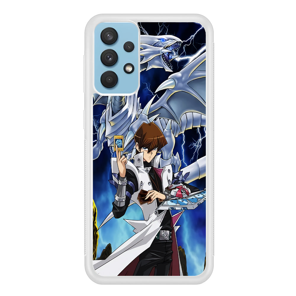 Yu Gi Oh Seto kaiba With Blue Eyes White Dragon Samsung Galaxy A32 Case