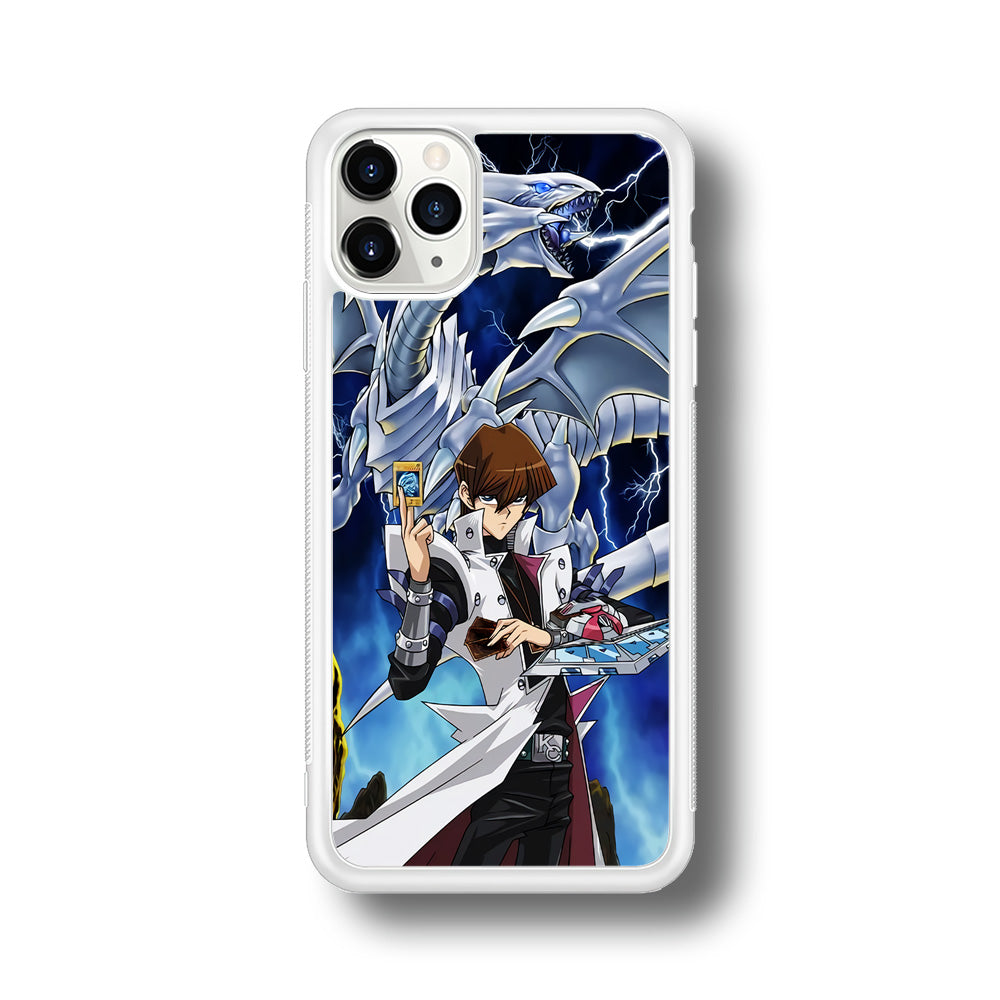 Yu Gi Oh Seto kaiba With Blue Eyes White Dragon iPhone 11 Pro Max Case