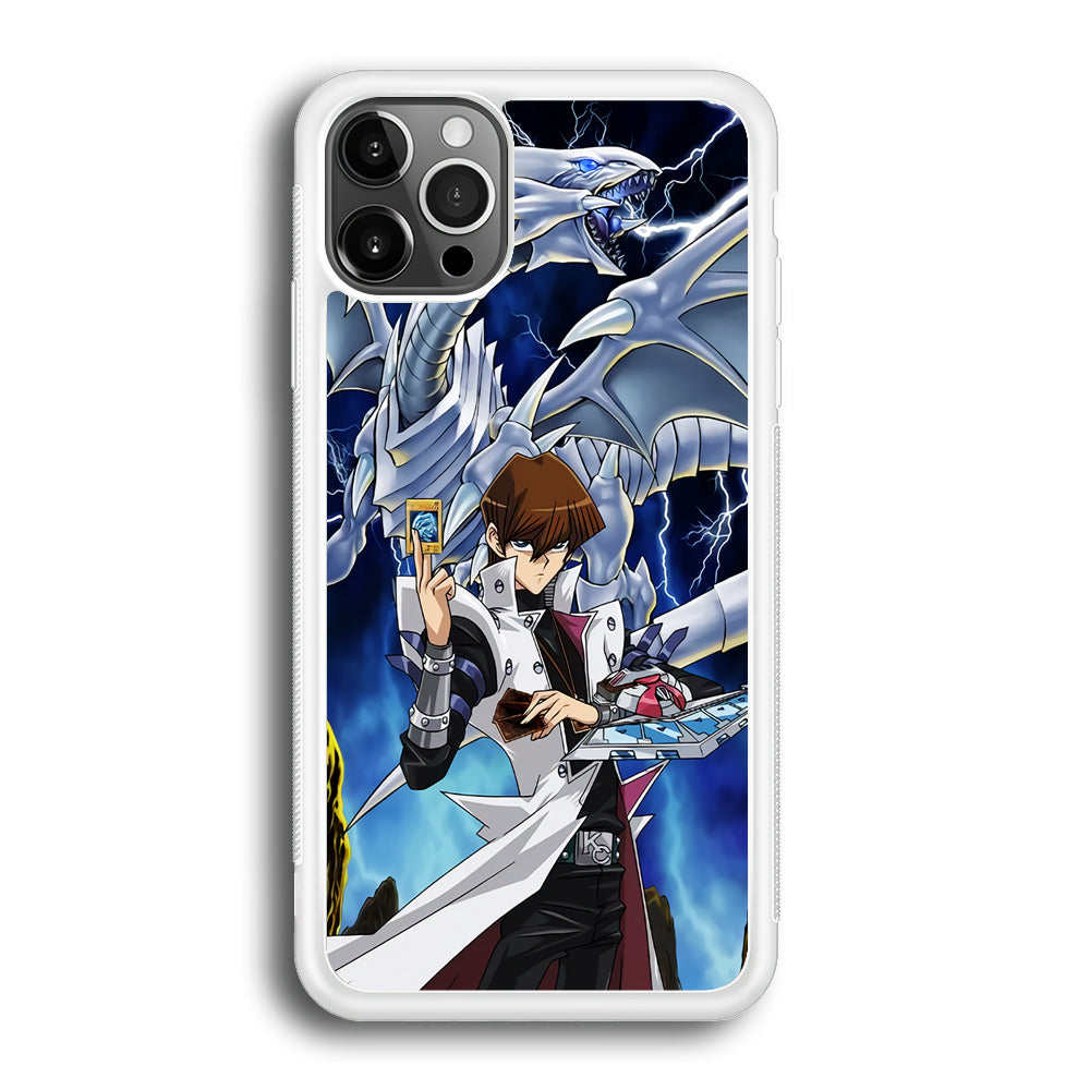 Yu Gi Oh Seto kaiba With Blue Eyes White Dragon iPhone 12 Pro Max Case