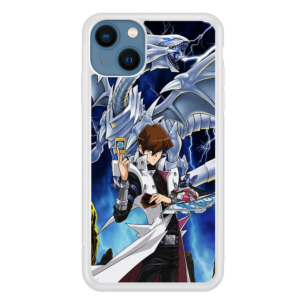 Yu Gi Oh Seto kaiba With Blue Eyes White Dragon iPhone 13 Case