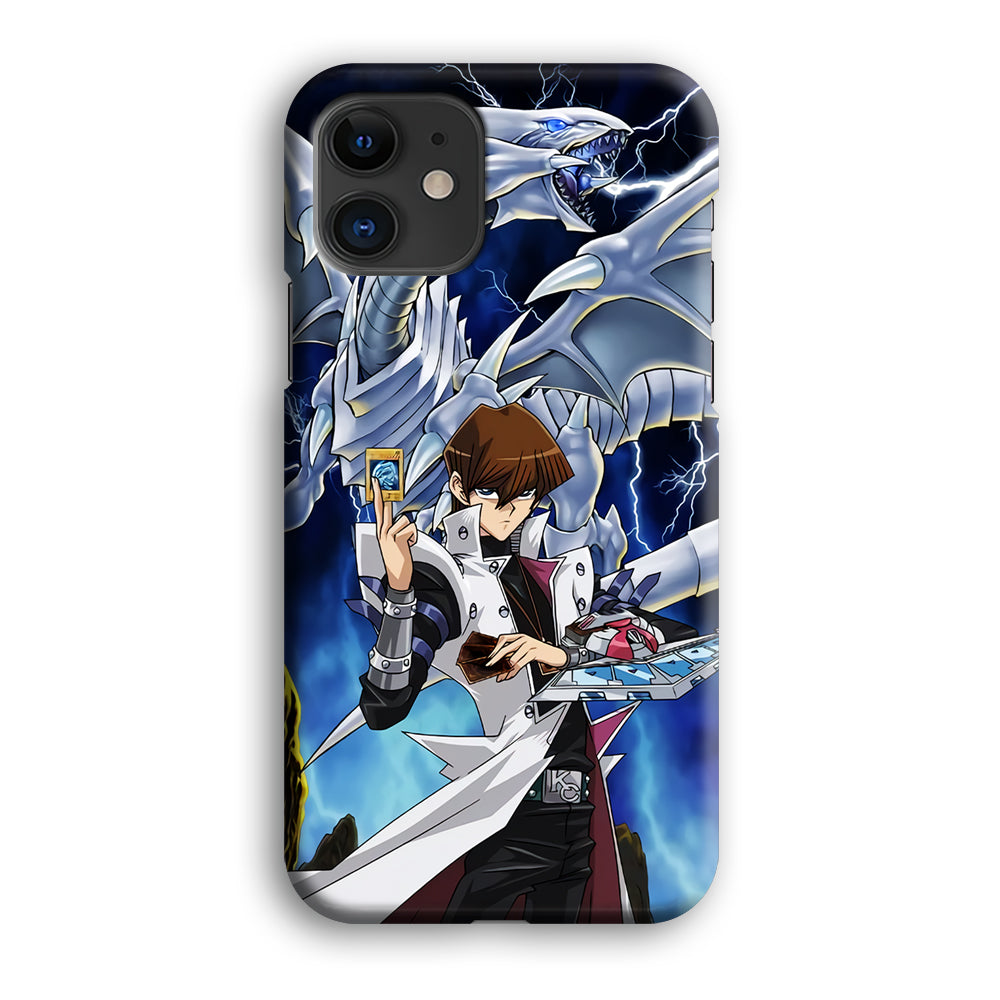 Yu Gi Oh Seto kaiba With Blue Eyes White Dragon iPhone 12 Case