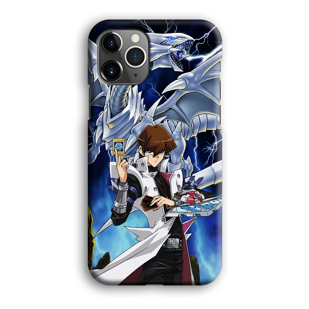 Yu Gi Oh Seto kaiba With Blue Eyes White Dragon iPhone 12 Pro Case