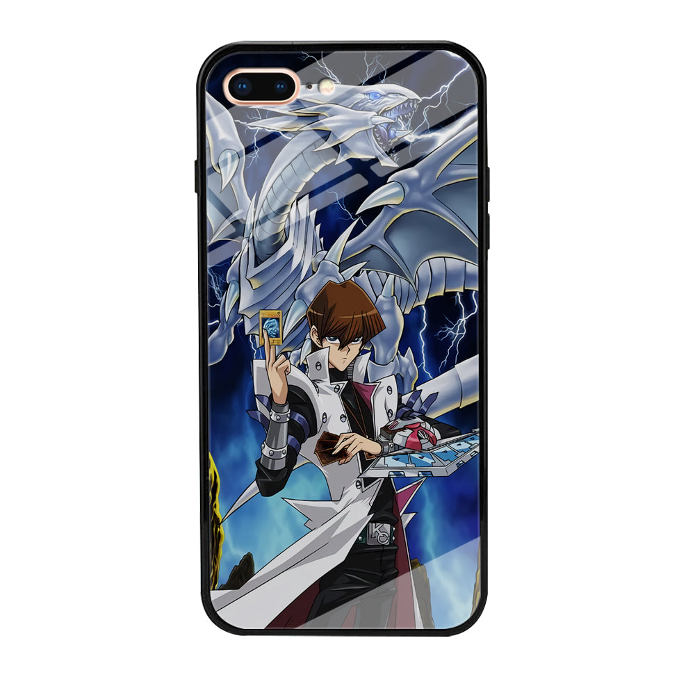 Yu Gi Oh Seto kaiba With Blue Eyes White Dragon iPhone 7 Plus Case