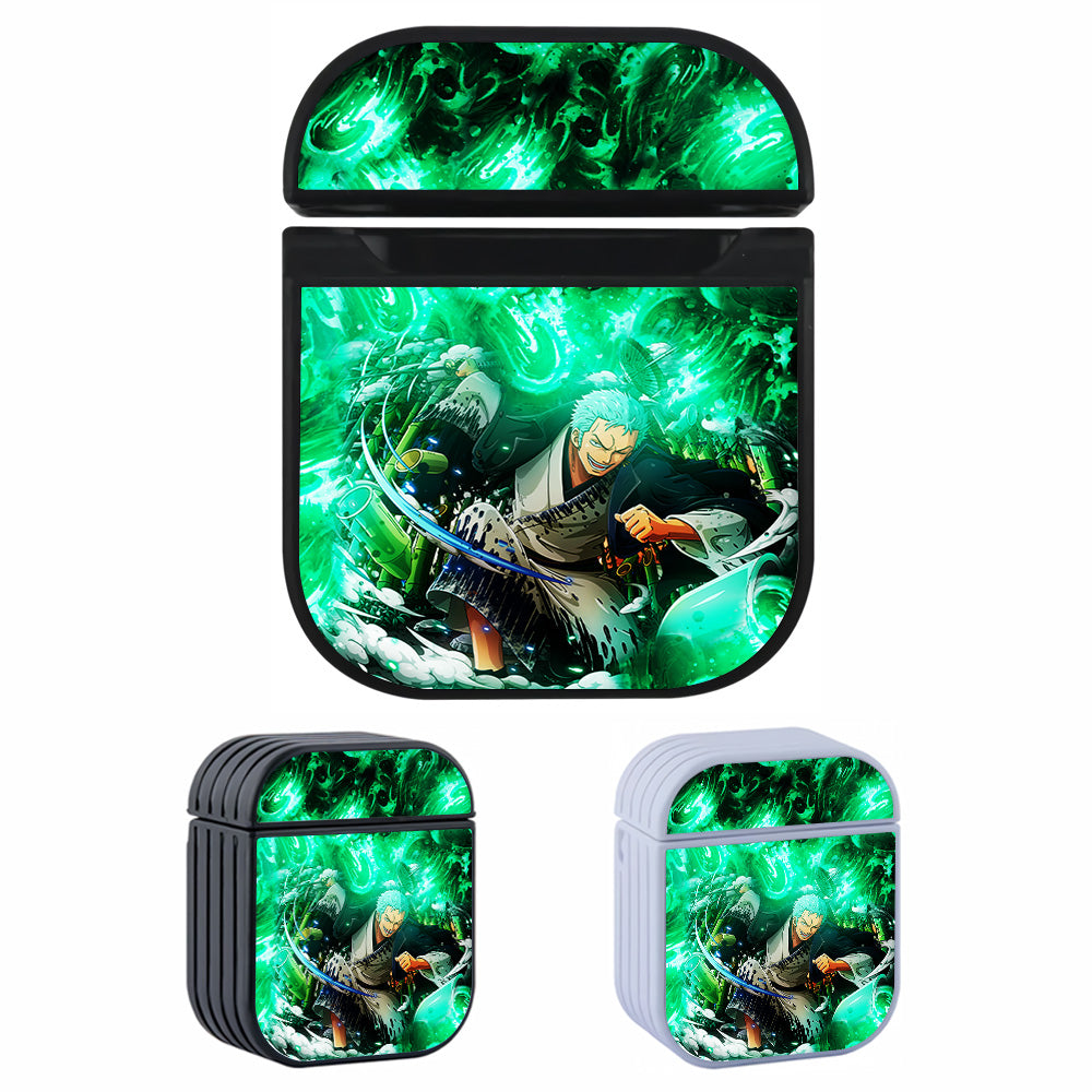 Zoro Sword One Piece Comic Hard Plastic Case Cover For Apple Airpods