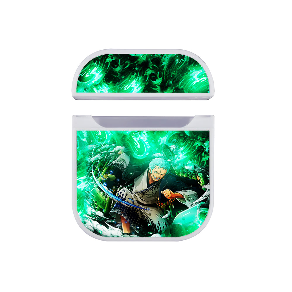 Zoro Sword One Piece Comic Hard Plastic Case Cover For Apple Airpods